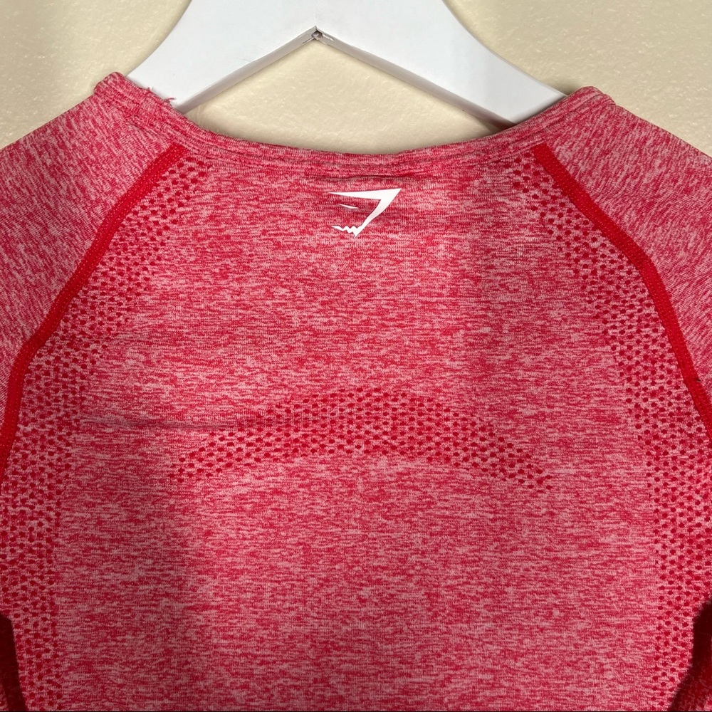 Gymshark Womens Vital Seamless Long Sleeve Cropped Shirt Size XS - Picture 6 of 7